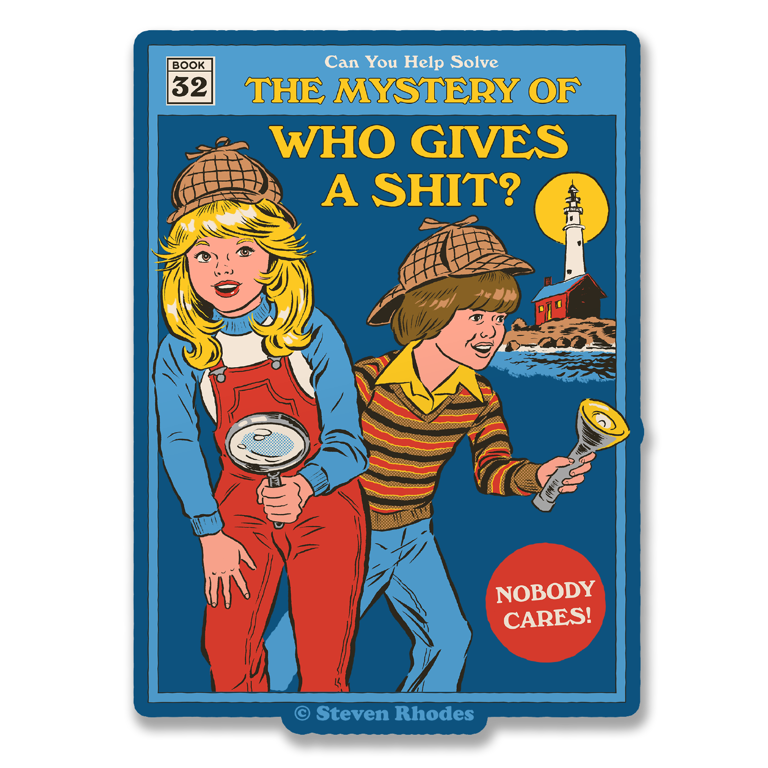 Steven Rhodes - Who Gives A Sh*t Sticker