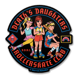 Steven Rhodes - Death's Daughter Rollerskate Club Sticker