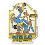 Steven Rhodes - Super Glue Is Not A Toy Sticker