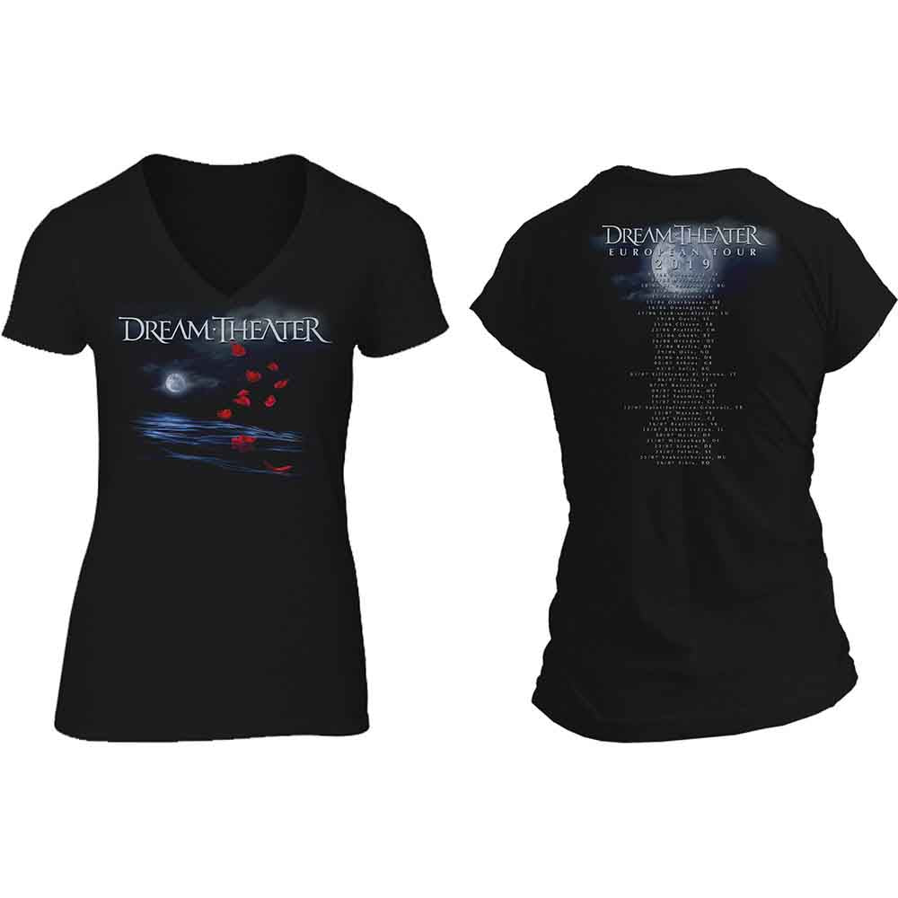 Dream Theater: Rose Petals Moon T-shirt – officielt merchandise