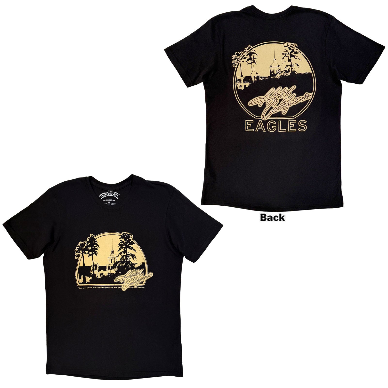Eagles: Hotel California T-shirt – officielt merchandise