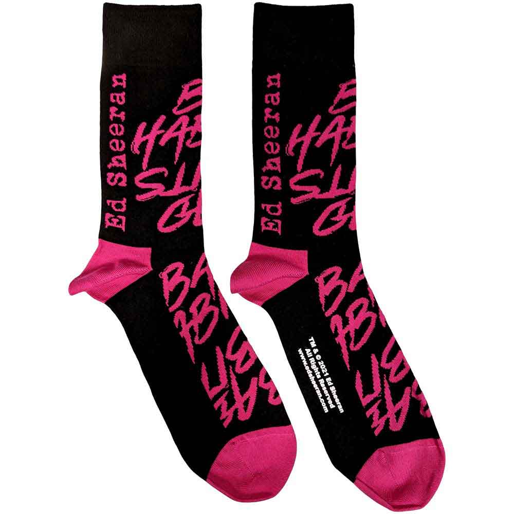 Ed Sheeran: Bad Habits (UK Size 7 - 11) Strømper – officielt merchandise