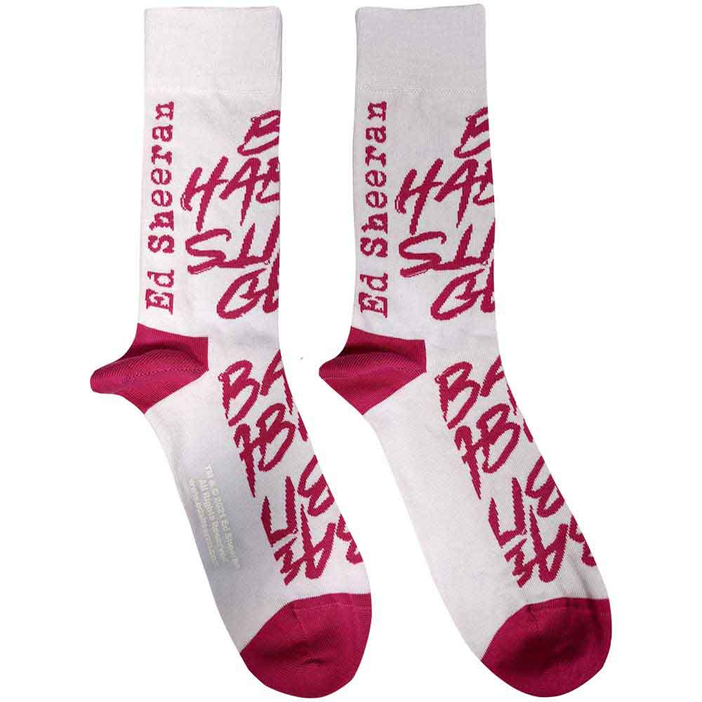 Ed Sheeran: Bad Habits (UK Size 7 - 11) Strømper – officielt merchandise
