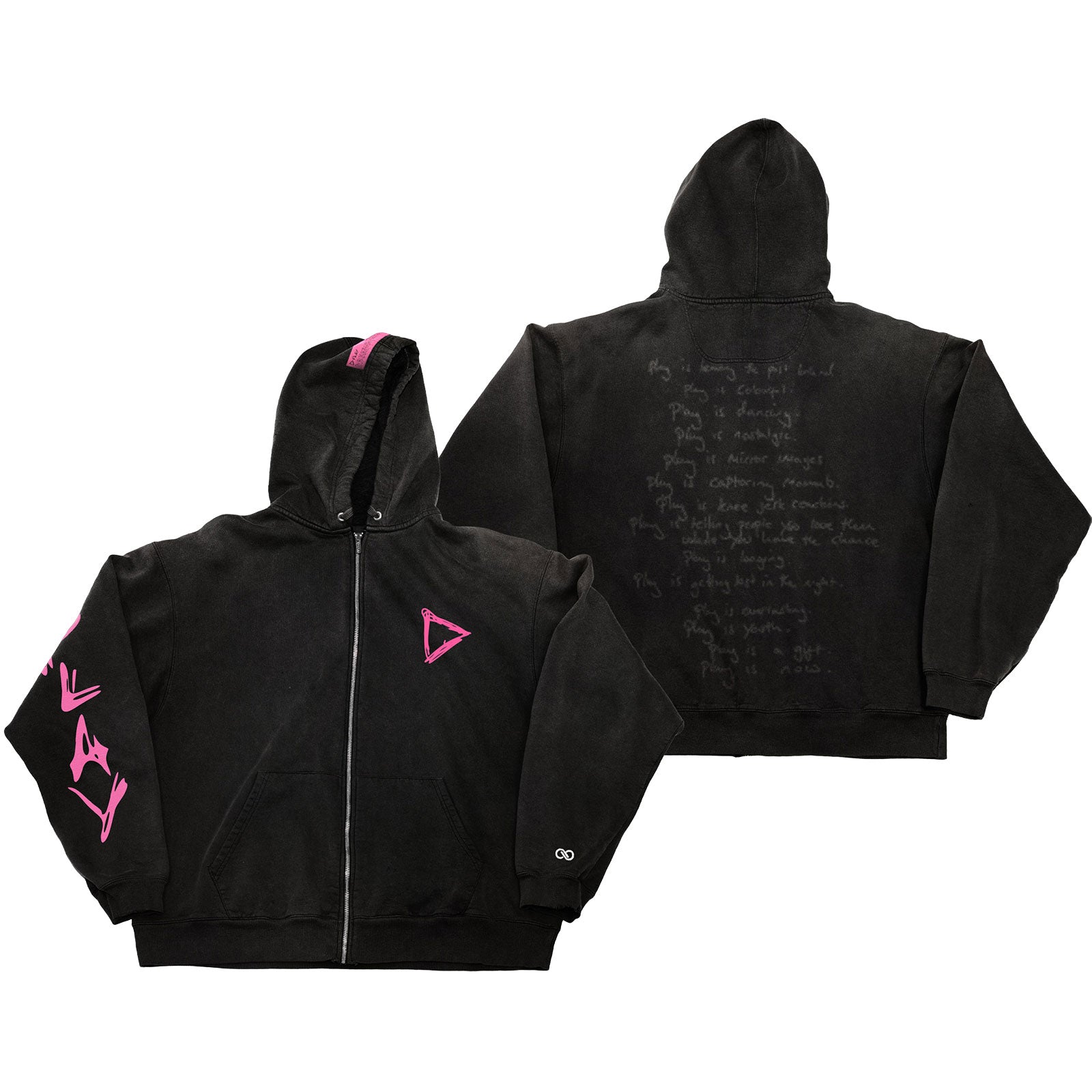 Ed Sheeran: Play (Back & Sleeve Print) Hoodie – officielt merchandise