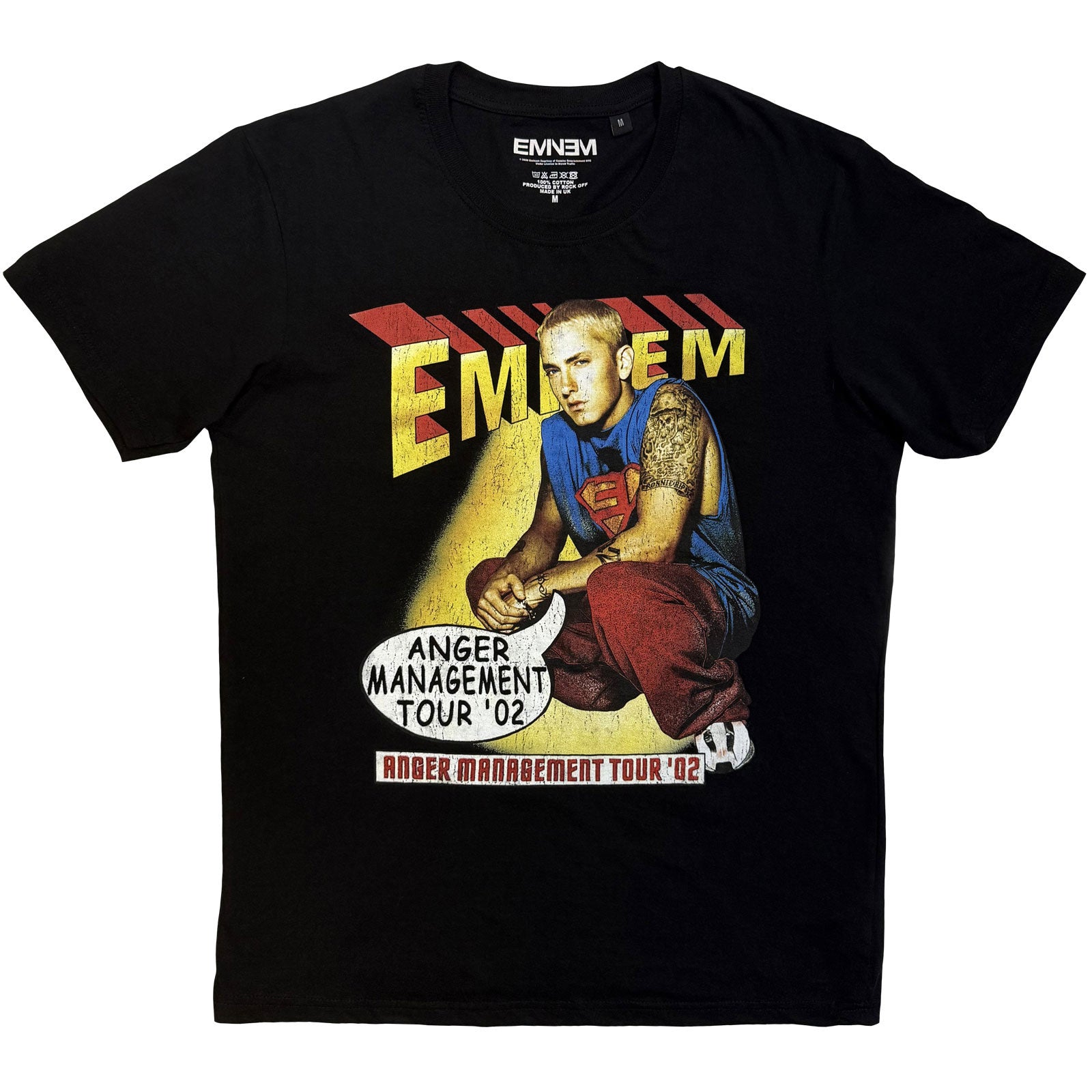 Eminem: Anger Comic T-shirt – officielt merchandise