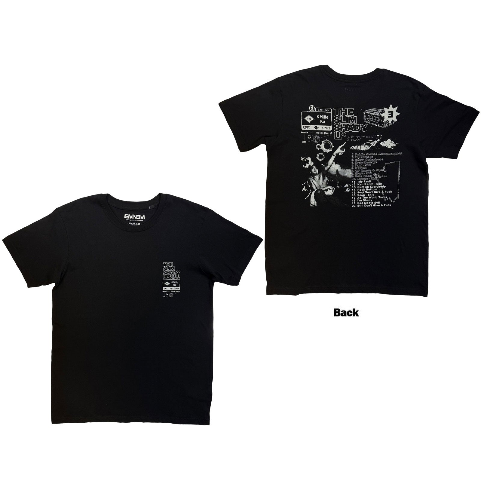 Eminem: Slim Shady LP T-shirt – officielt merchandise