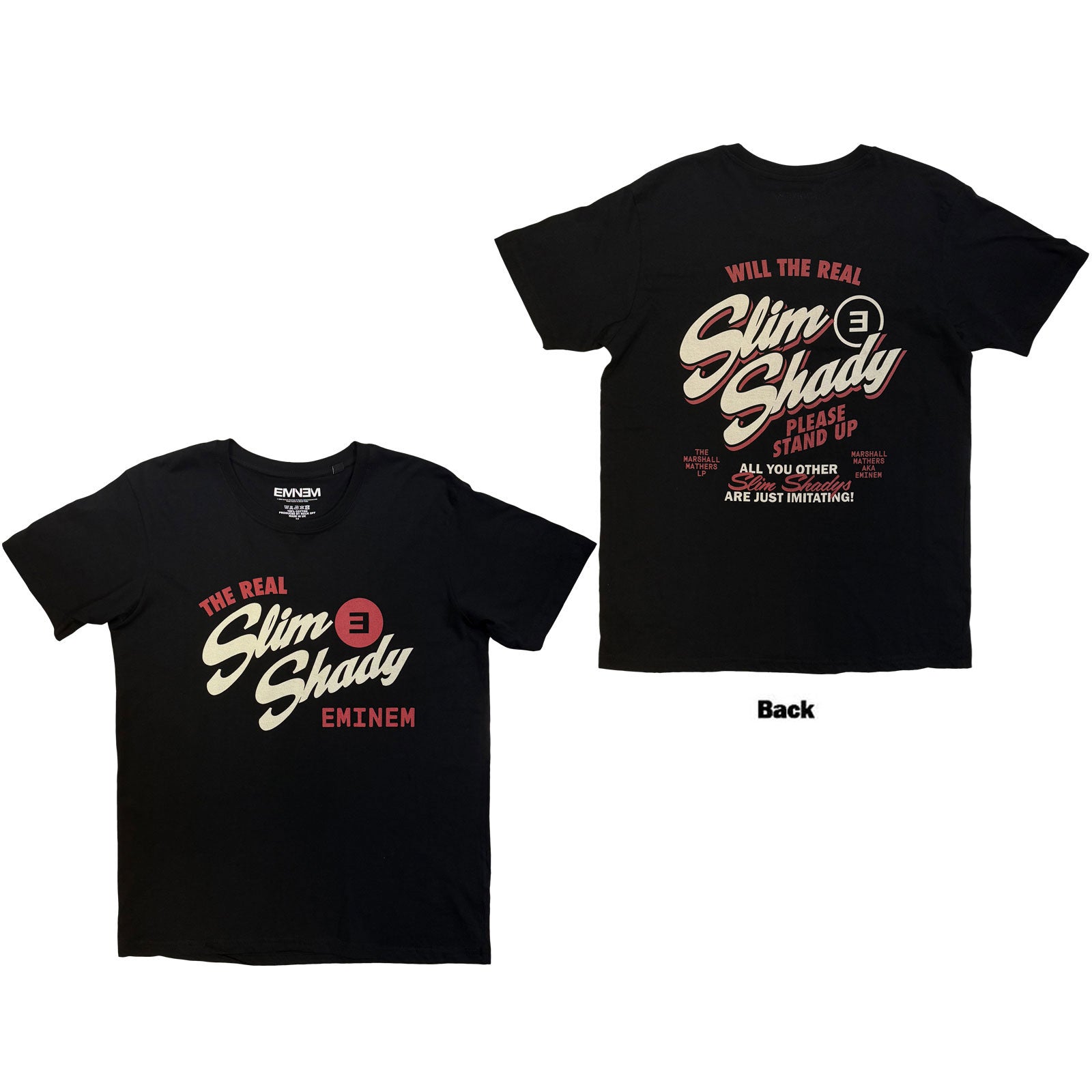 Eminem: The Real Slim Shady T-shirt – officielt merchandise