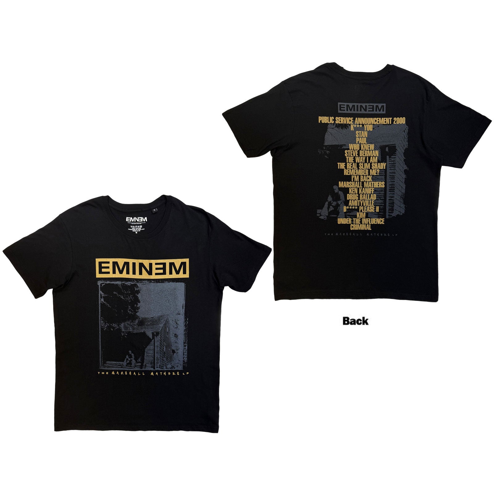 Eminem: The Marshall Mathers LP T-shirt – officielt merchandise