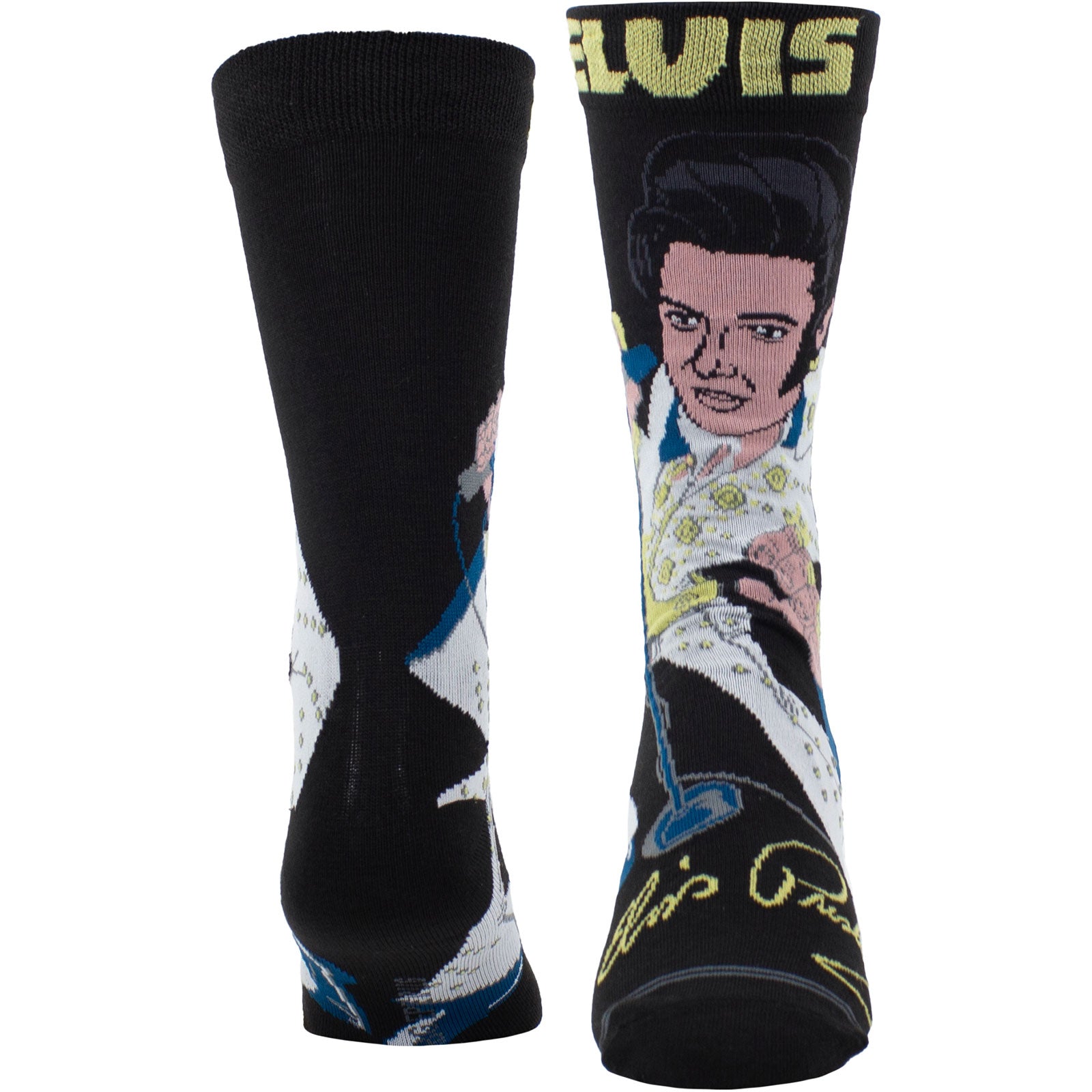 Elvis Presley: Cartoon (UK Size 6.5 - 11) Strømper – officielt merchandise