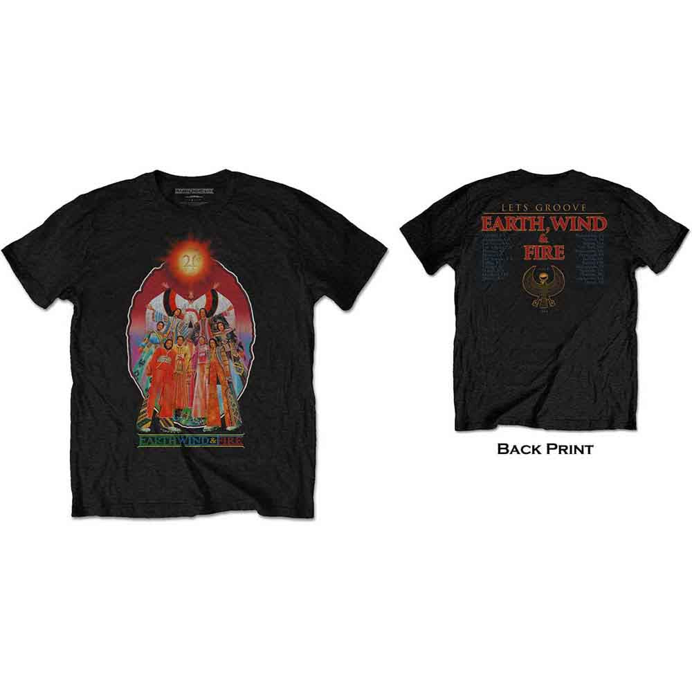 Earth Wind & Fire: Let's Groove T-shirt – officielt merchandise