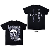 The Exploited: Mohican Skull T-Shirt (Back Print)