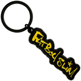 Fatboy Slim: Logo Nøglering – officielt merchandise