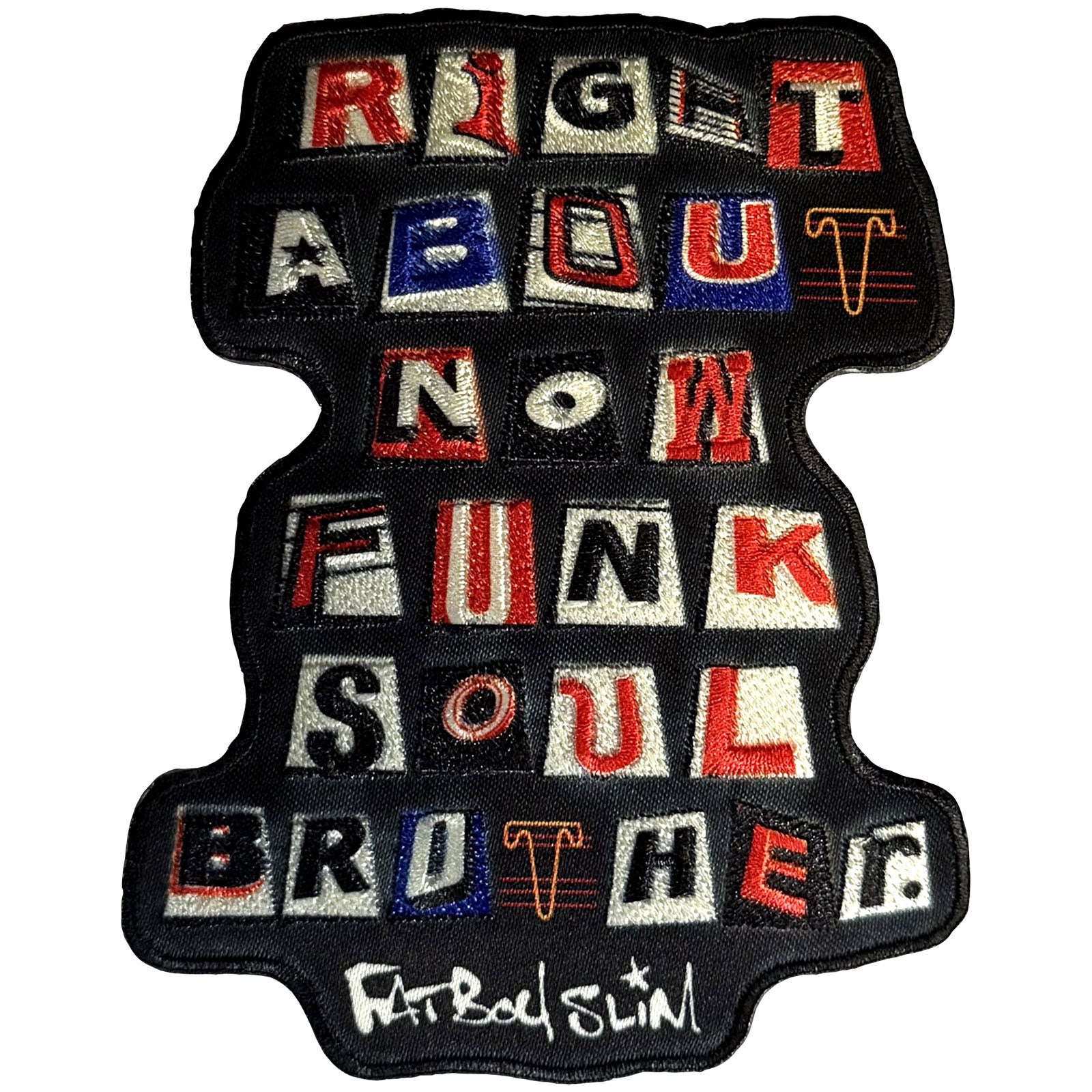 Fatboy Slim: Funk Soul Brother Patch – officielt merchandise
