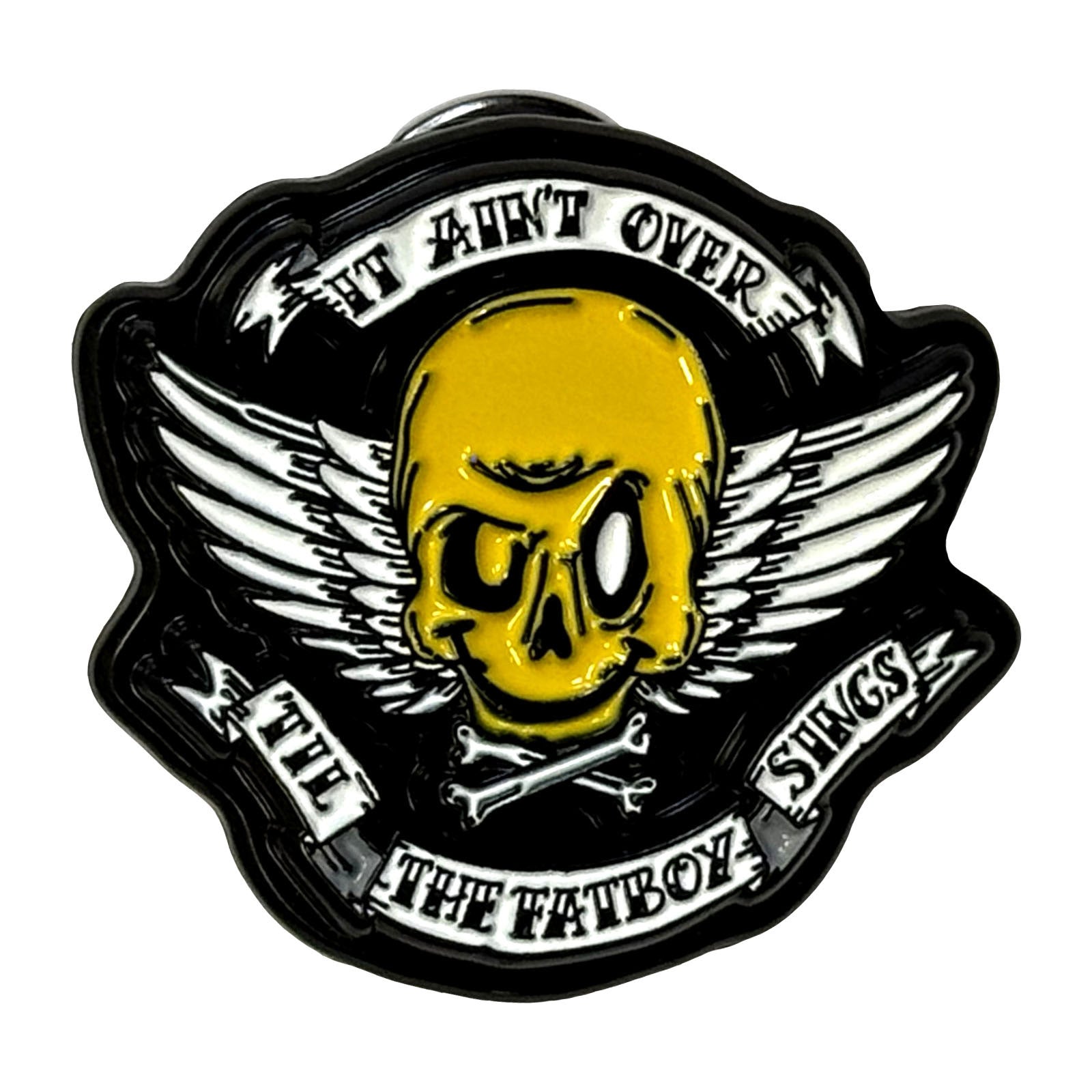Fatboy Slim: Skull Pin badge – officielt merchandise