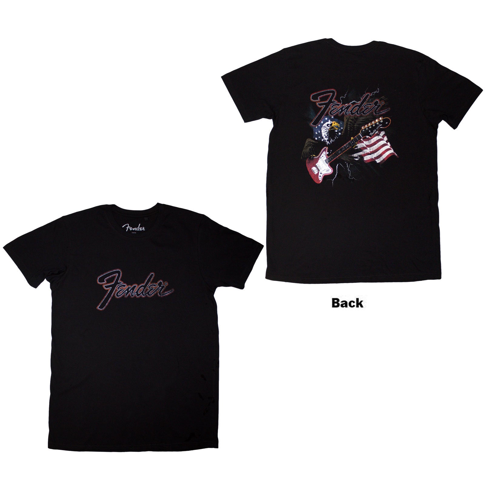 Fender: Eagle T-Shirt (Back Print)