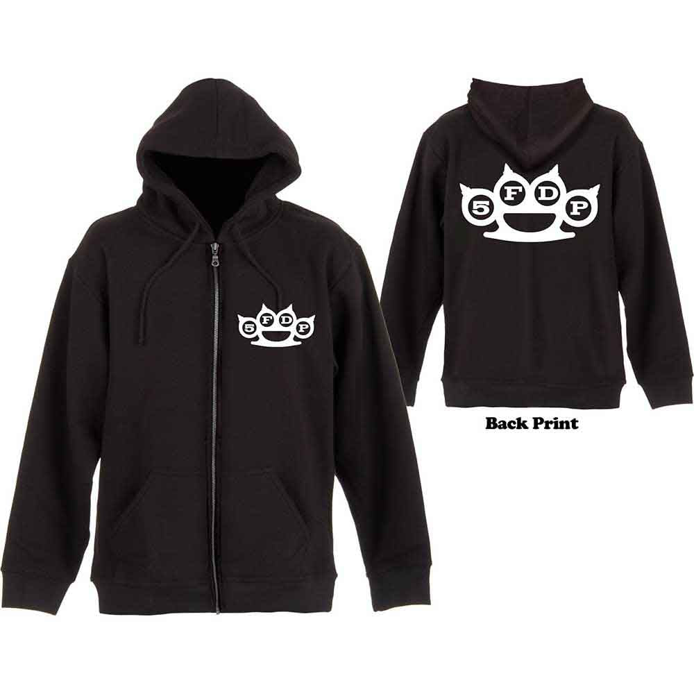 Five Finger Death Punch: Knuckles Hoodie – officielt merchandise