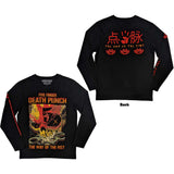 Five Finger Death Punch: The Way Of The Fist Long Sleeve T-Shirt (Back Print)