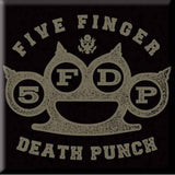Five Finger Death Punch: Brass Knuckle Magnet – officielt merchandise