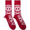 Five Finger Death Punch: Pixeled Skull Repeat Ankle Socks