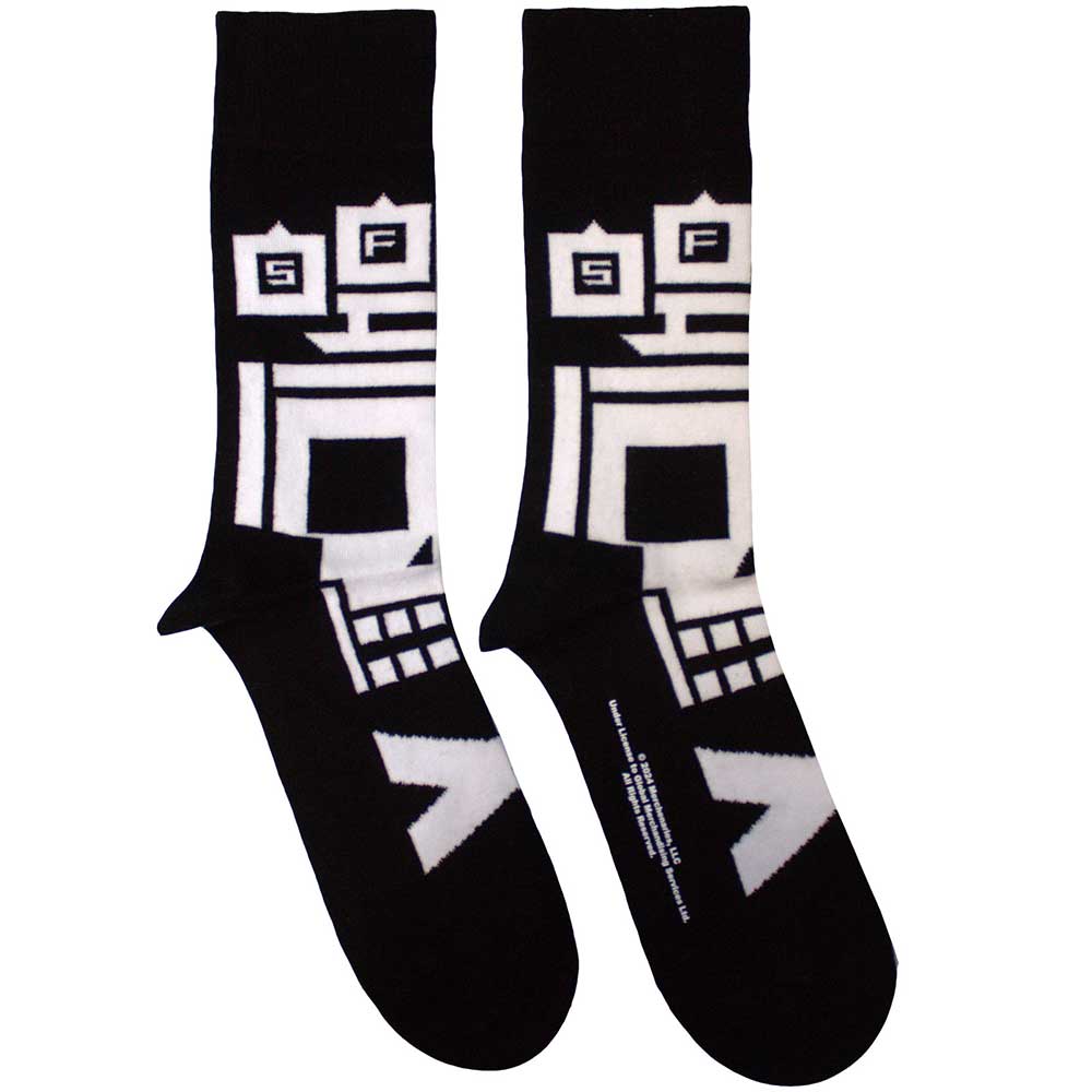 Five Finger Death Punch: Pixeled Skull Ankle Socks