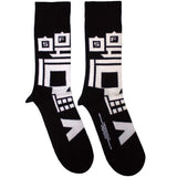 Five Finger Death Punch: Pixeled Skull Ankle Socks