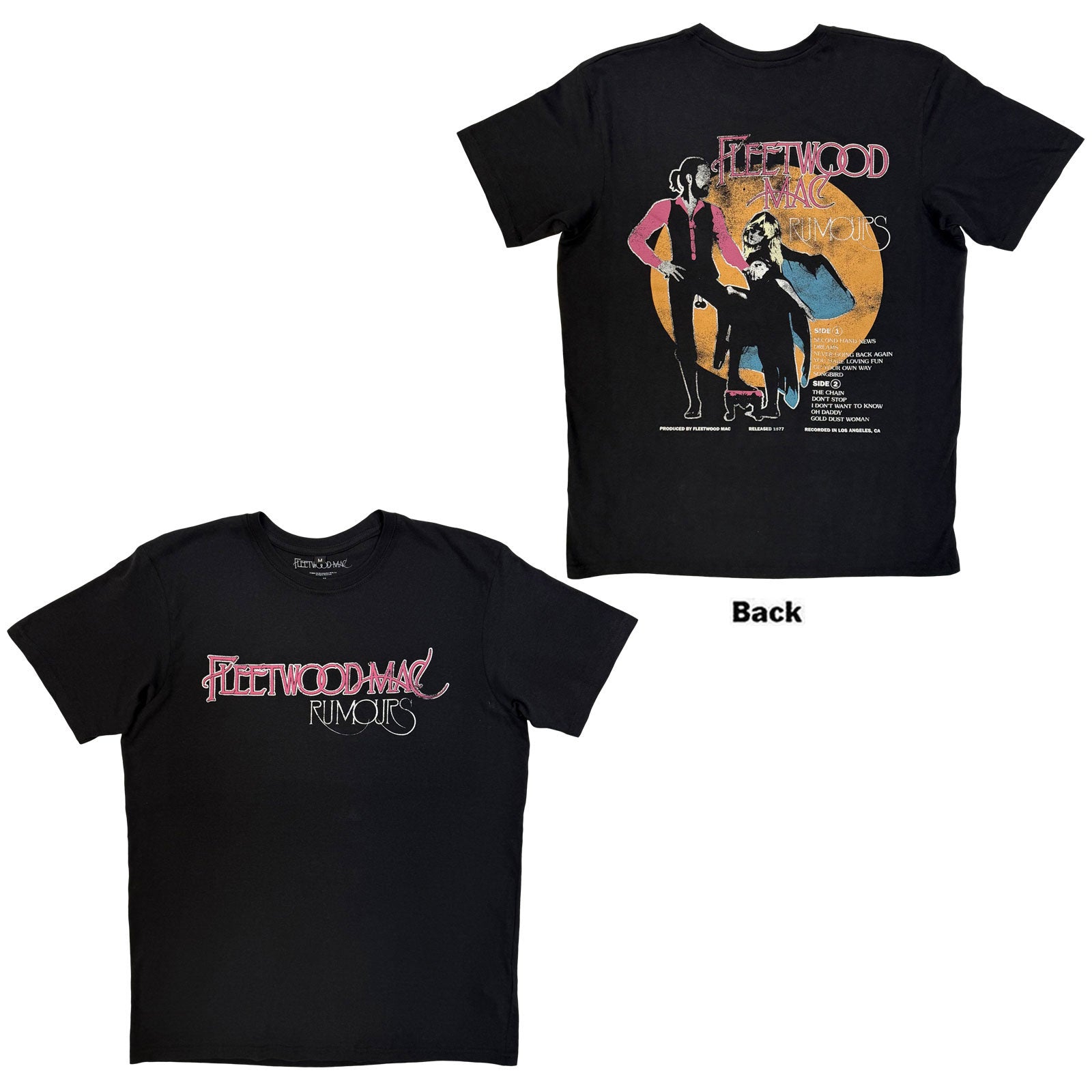 Fleetwood Mac: Rumours T-shirt – officielt merchandise