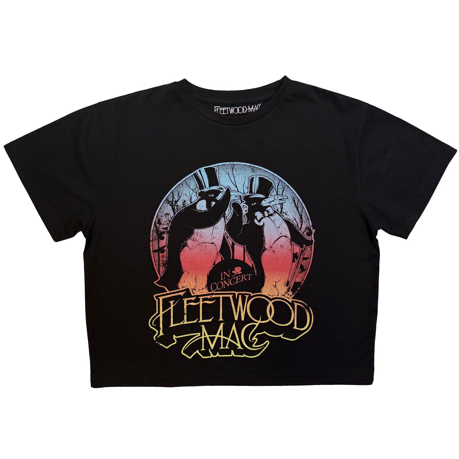 Fleetwood Mac: Gradient Penguins T-shirt – officielt merchandise
