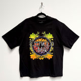 Fleetwood Mac: Circle Floral Logo Oversized Boxy T-Shirt