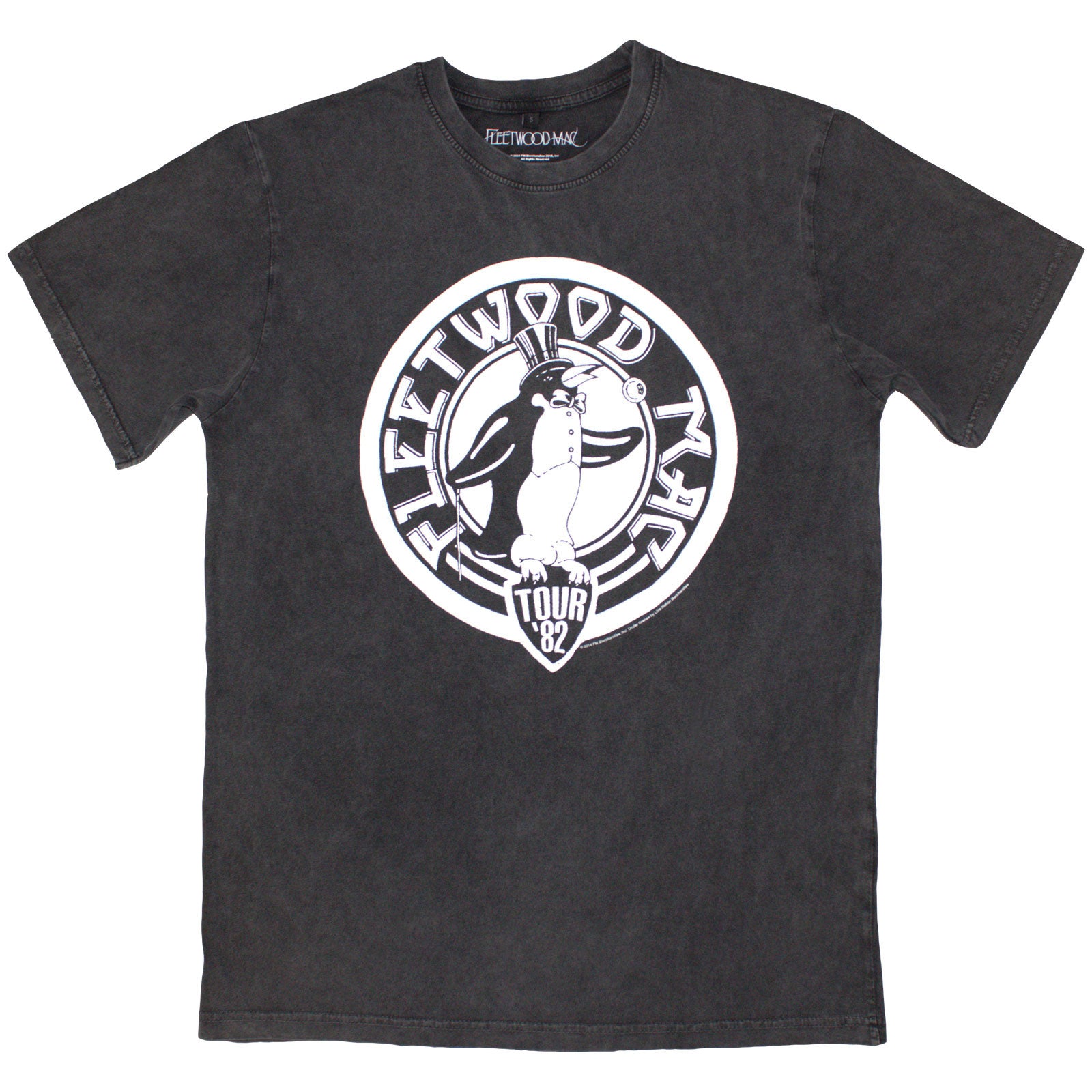Fleetwood Mac: Tour '82 Penguin Stone Wash T-Shirt (Wash)