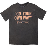 Fleetwood Mac: Go Your Own Way Stone Wash T-Shirt (Wash)