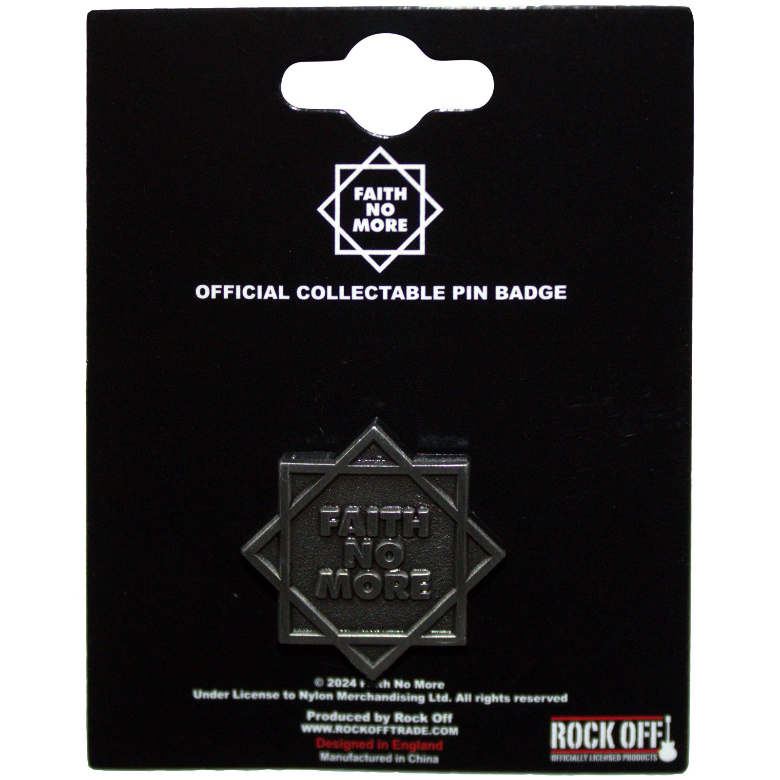 Faith No More: Star Logo Pin Badge