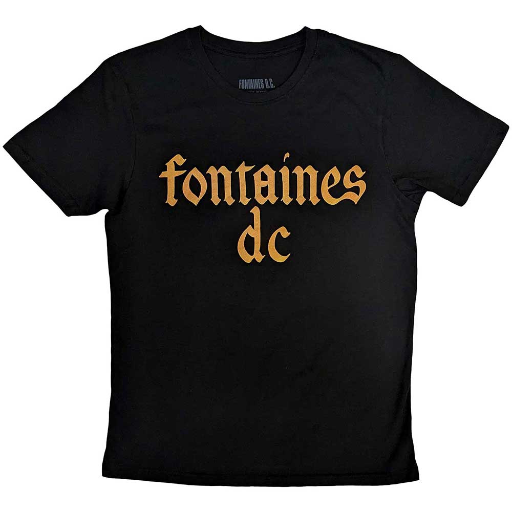 Fontaines D.C.: Gothic Logo T-Shirt