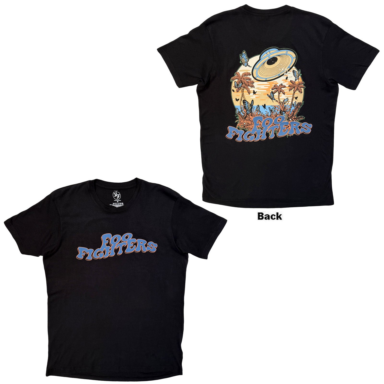 Foo Fighters: Space Butterflies T-shirt – officielt merchandise