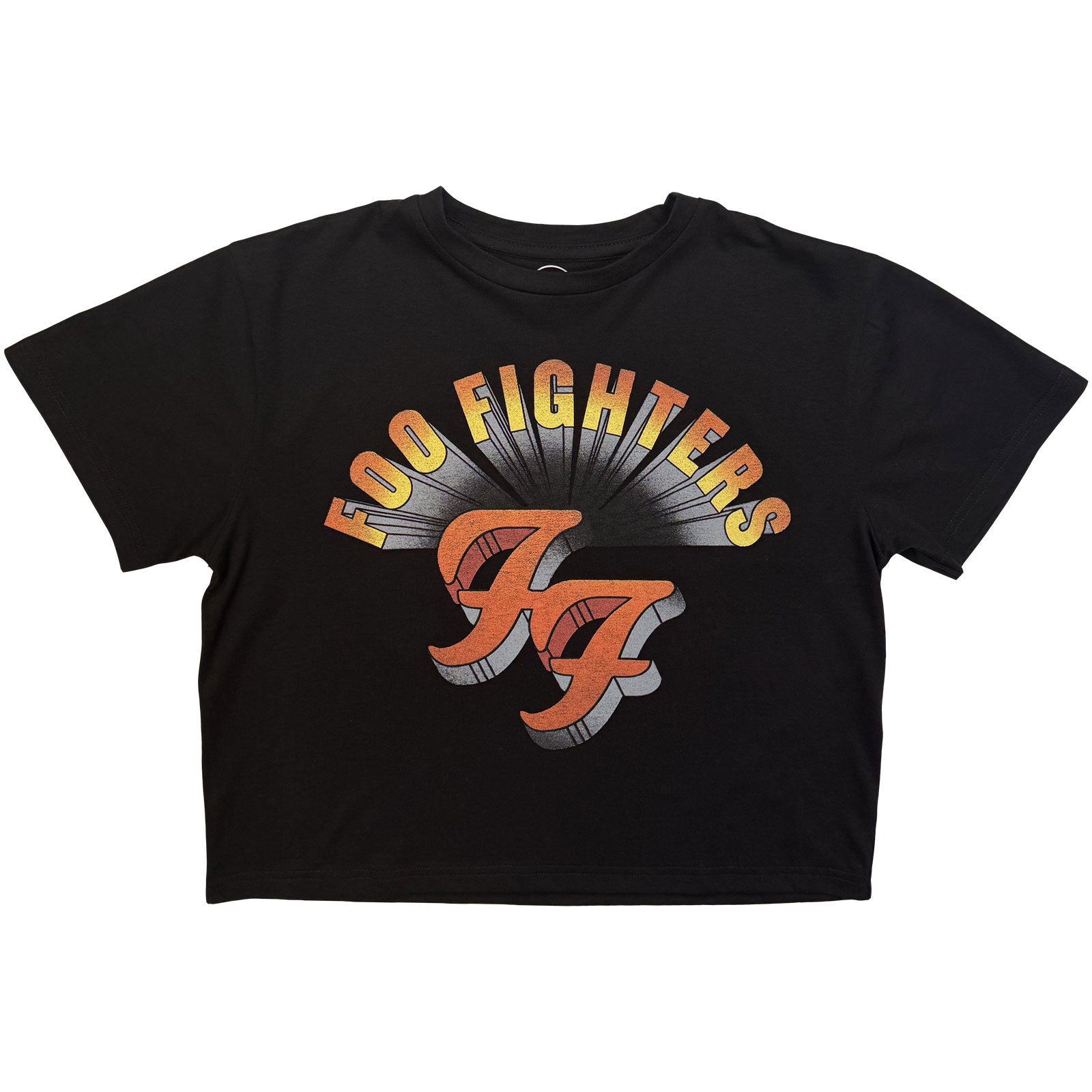 Foo Fighters: Retro Rock Emblem T-shirt – officielt merchandise