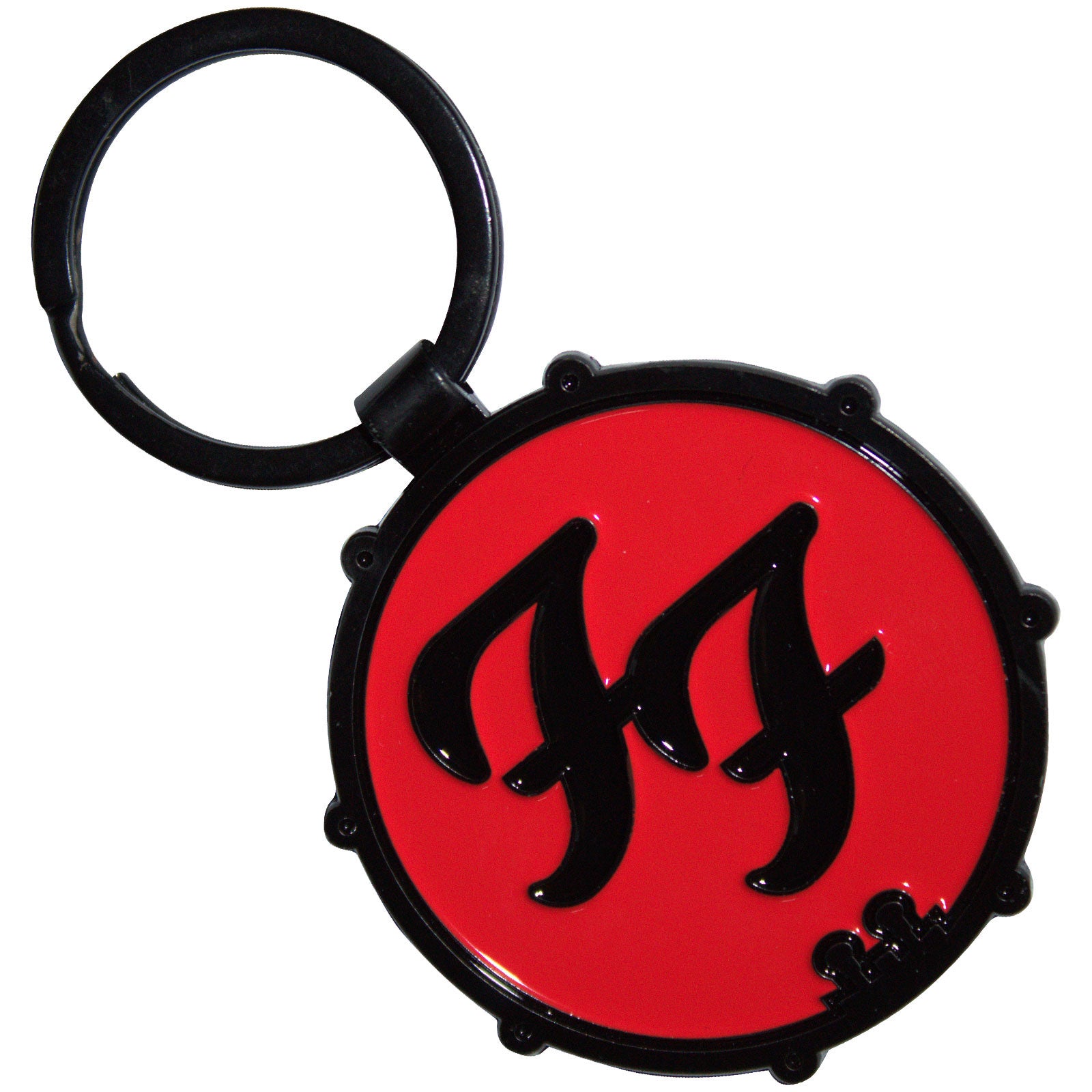 Foo Fighters: Ff Logo Drum Double-Sided Keychain