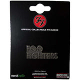 Foo Fighters: Stacked Logo Pin Badge (Die Stamping)