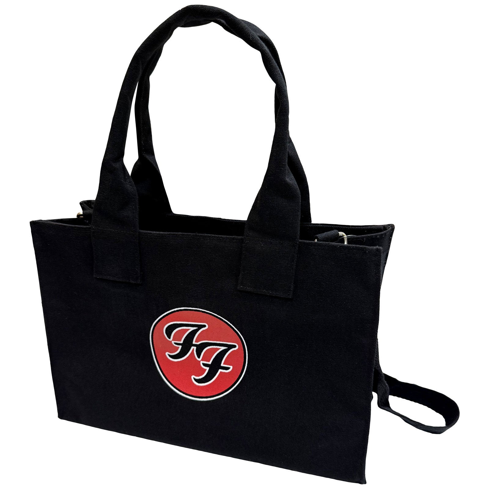 Foo Fighters: FF Logo Cotton Tote Bag (Back Print)
