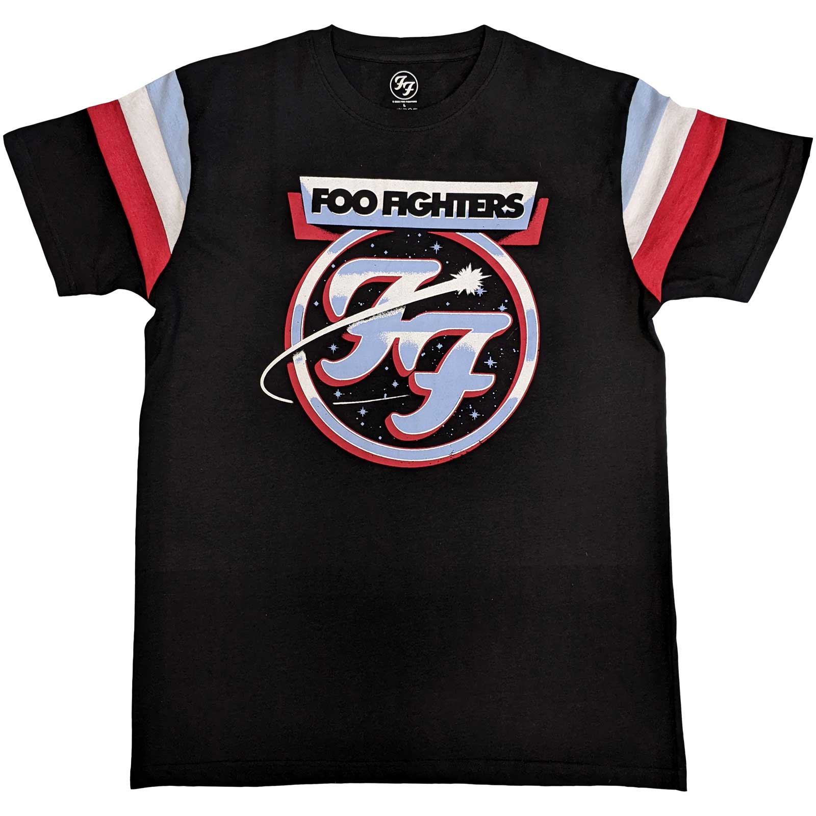 Foo Fighters: Comet Tricolour T-shirt – officielt merchandise
