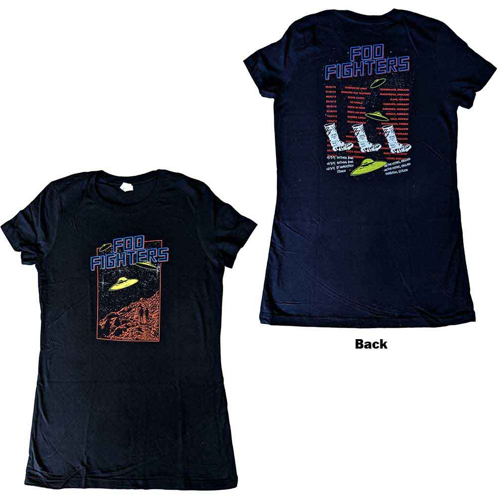 Foo Fighters: UFOS 2015 European Tour T-shirt – officielt merchandise