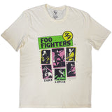 Foo Fighters: Take Cover Tour (Natural) T-shirt – officielt merchandise
