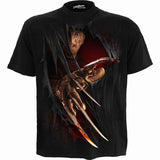 A Nightmare on Elm Street: Freddy Claws Elm Street T-shirt – officielt merchandise