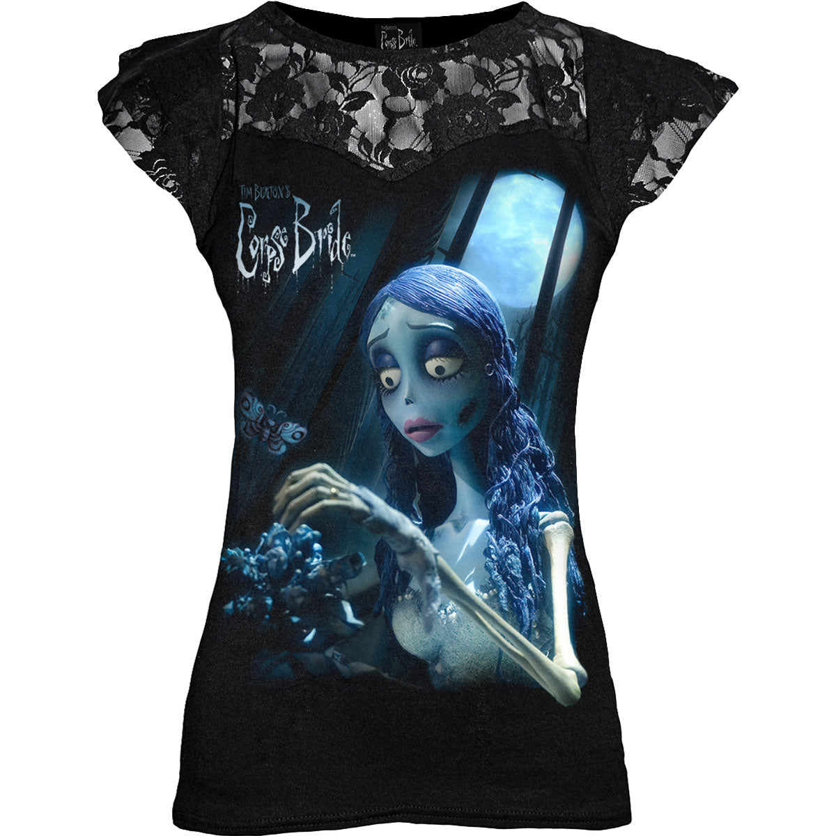 Corpse Bride: Glow In The Dark T-shirt – officielt merchandise
