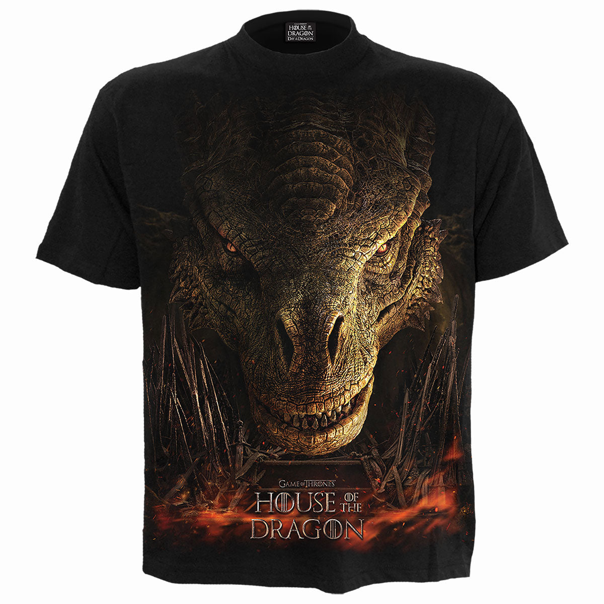 House of the Dragon: Dragon Throne T-shirt – officielt merchandise