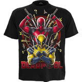 Marvel Comics: Deadpool Wolverine Bullseye T-shirt – officielt merchandise
