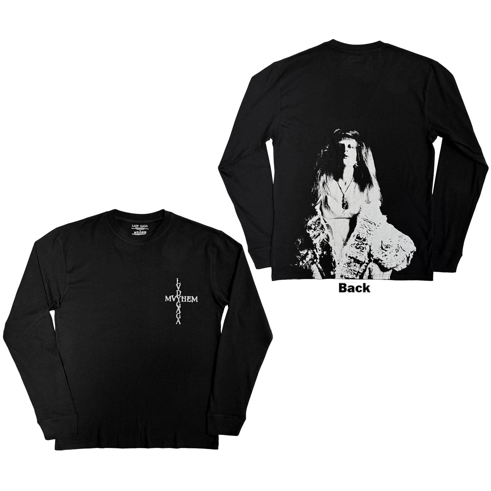 Lady Gaga: Mayhem Long Sleeve – officielt merchandise