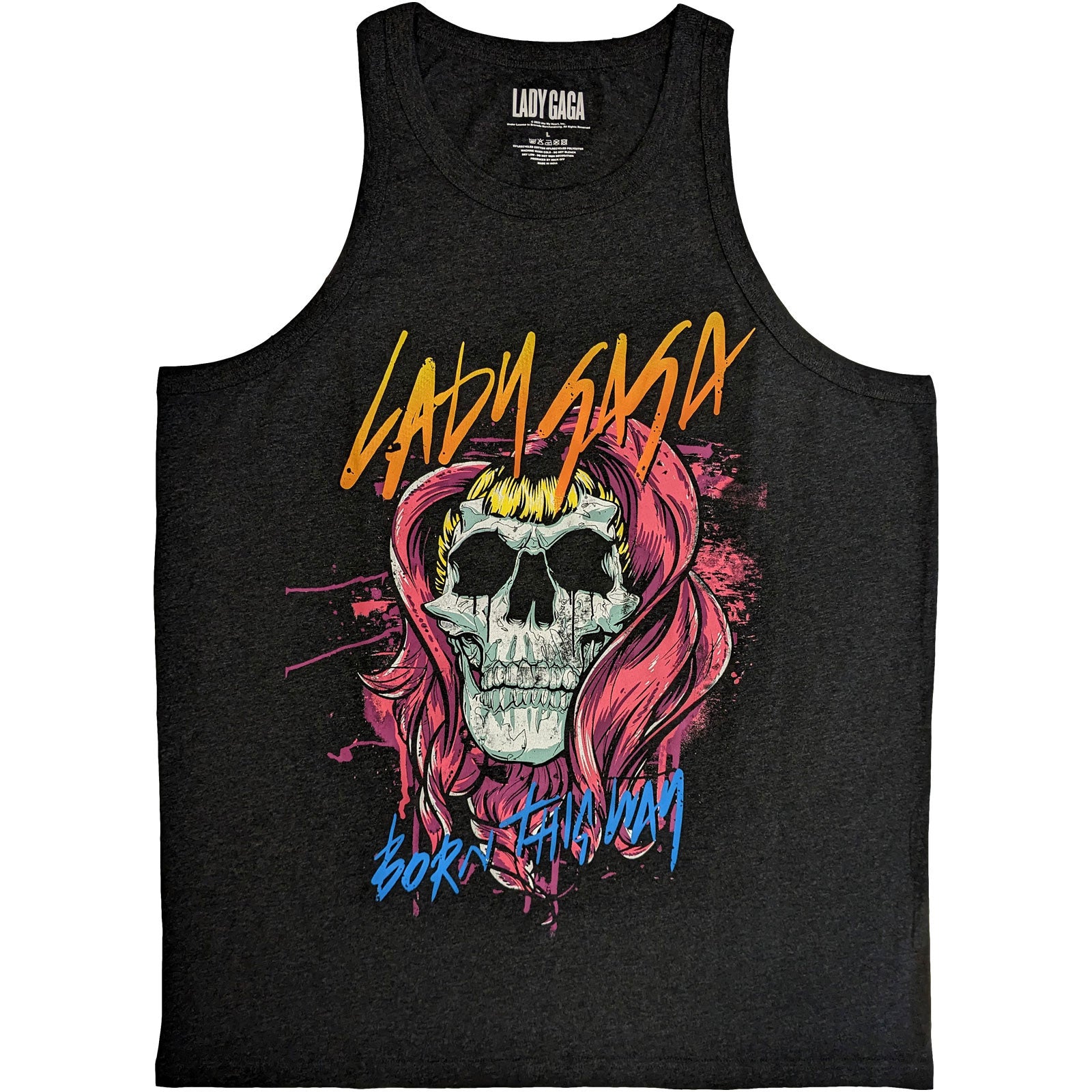Lady Gaga: Skull Tank T-Shirt