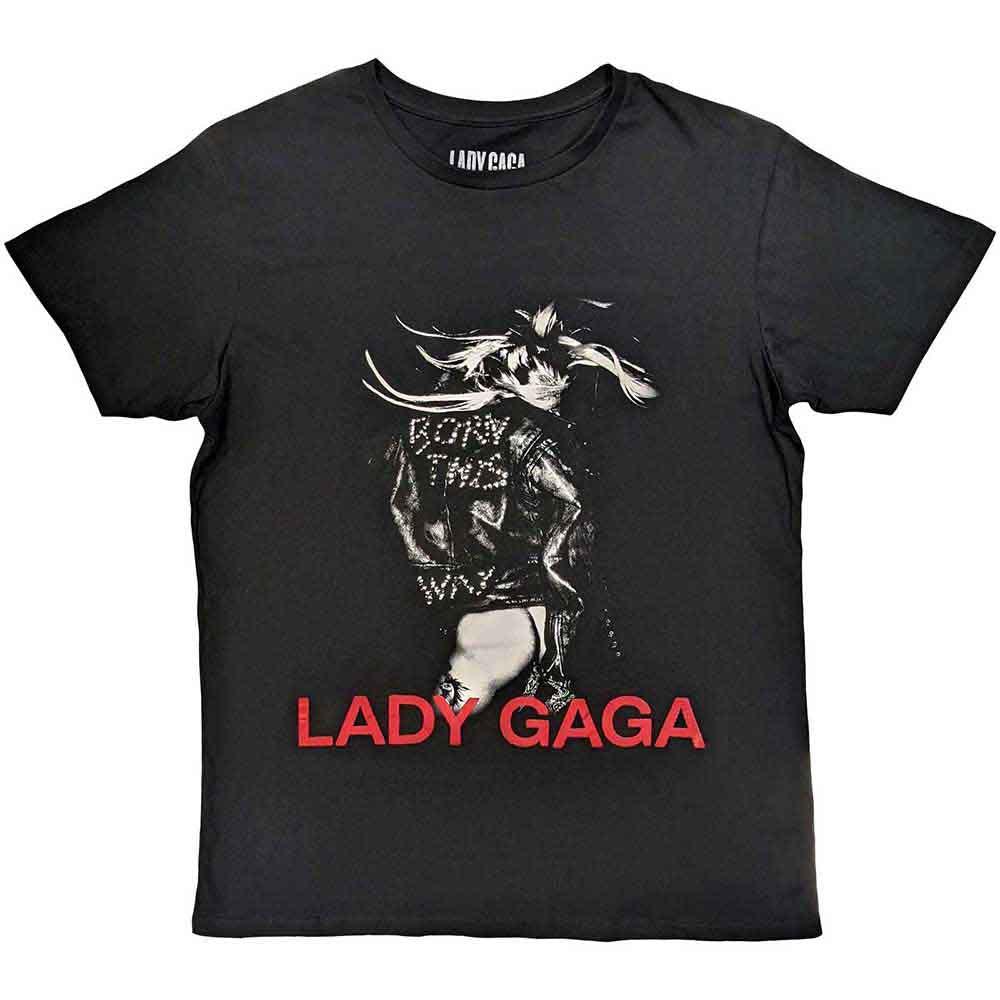 Lady Gaga: Leather Jacket T-shirt – officielt merchandise