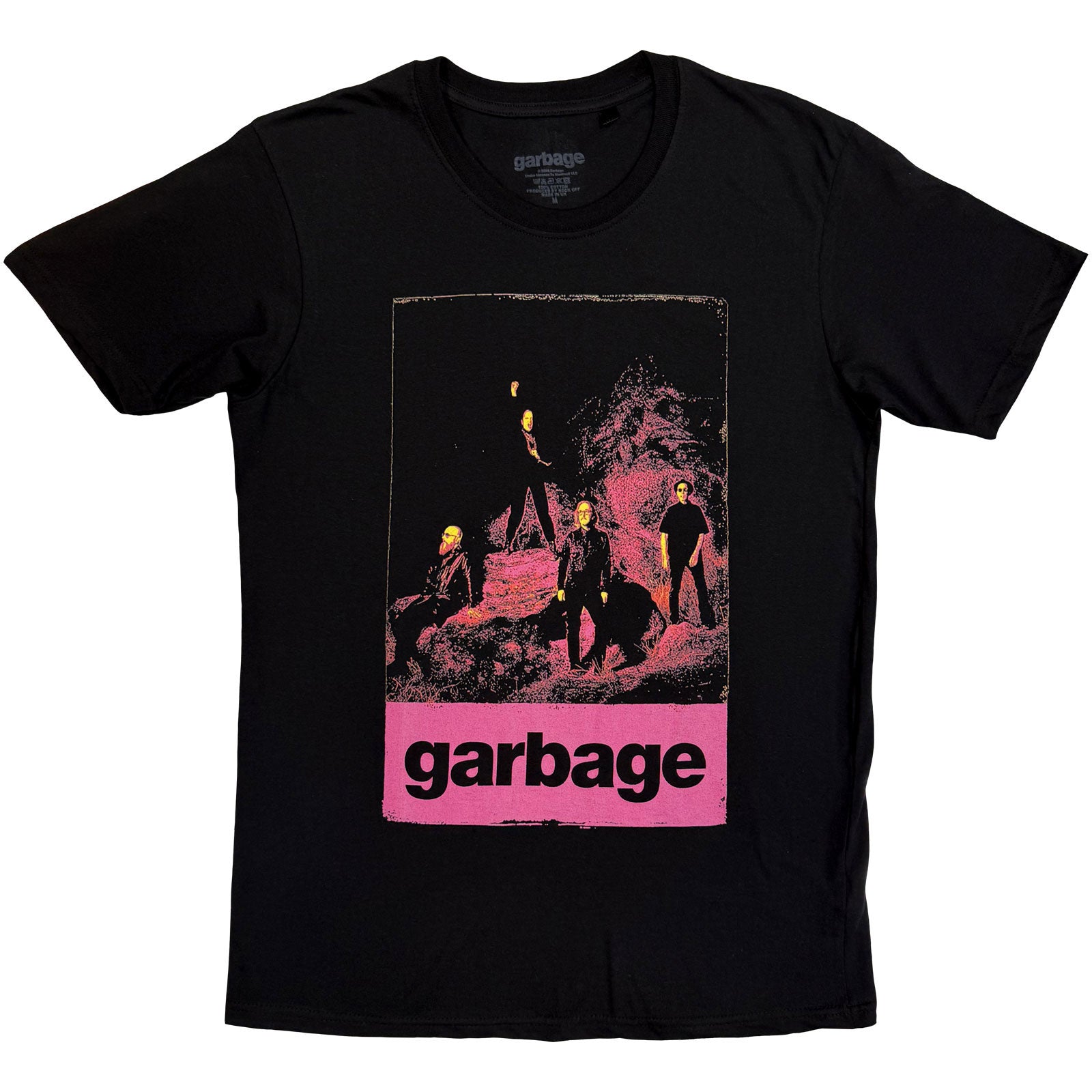 Garbage: Neon Band T-Shirt