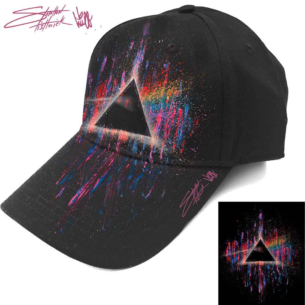 Pink Floyd: Dark Side of the Moon Pink Splatter Cap – officielt merchandise