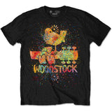 Woodstock: Splatter T-shirt – officielt merchandise